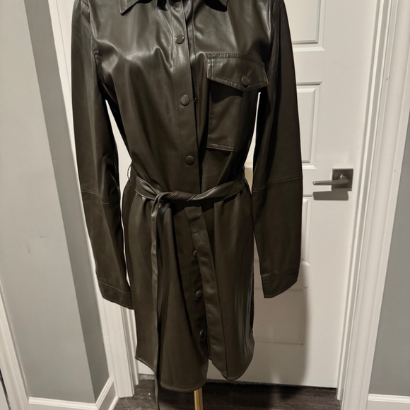 Sanctuary leather shirt dress - Picture 4 of 7